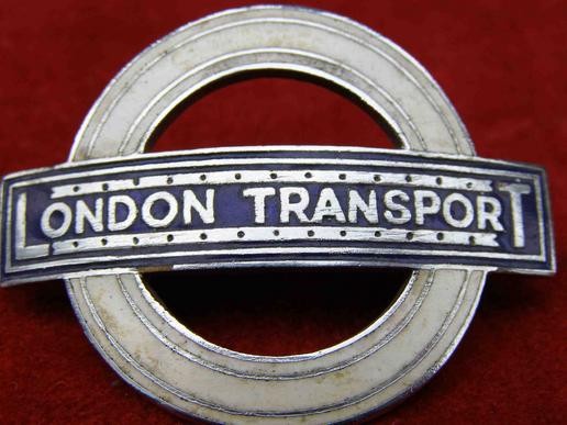 LONDON TRANSPORT CAP BADGE